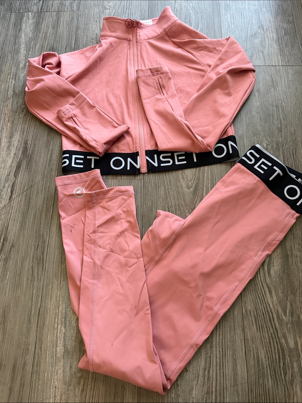 Onset Pink Active Set - Zip Jacket & Leggings